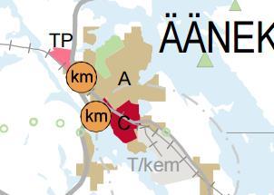 . vaihemaakuntakaava Suunnittelualueella vaikuttaa neljäs vaihemaakuntakaava. Vaihemaakuntakaavassa on suunnittelualueelle merkitty vähittäiskaupan suuryksikkö (km) merkintä.