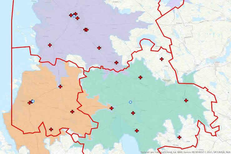 Pori Ulvila Nakkila Harjavalta Kauvatsa Kokemäki Rauma Eurajoki