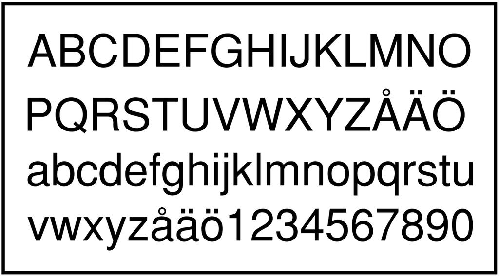 Liikenneviraston ohjeita 8/2017 21 4 Typografia 4.