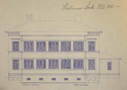 5.2.3. Vuoden 1939 peruskorjaus 1930-luvun loppupuolelle tultaessa kaivattiin Villalla kipeästi lisätiloja ravintolatoiminnalle.