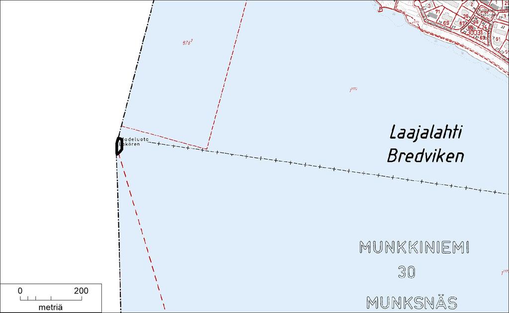 30. Madeluoto Pinta-ala 0,07 ha Laajalahden keskellä on kaksi lähekkäistä pikkuluotoa, Tarvogrundet ja Madeluoto, jotka kuuluvat Laajalahden lintuveden Natura 2000 -alueeseen ja vuonna 1979