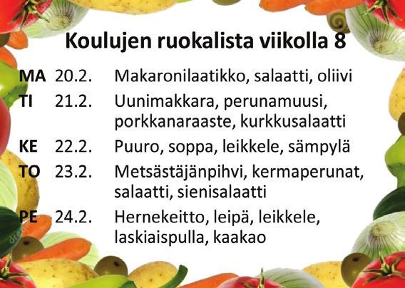 K U VA : vuorossa V E E R A R ÖY T TÄ Abeille viimeinen koulupäivä aina