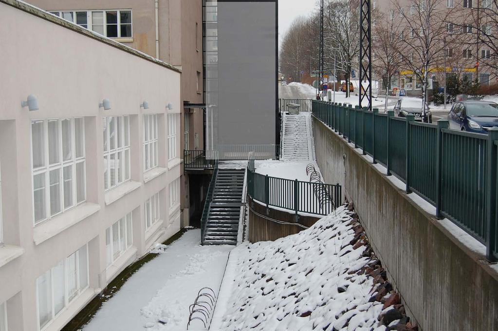 alunperin 2-kerroksinen poltto-osasto.