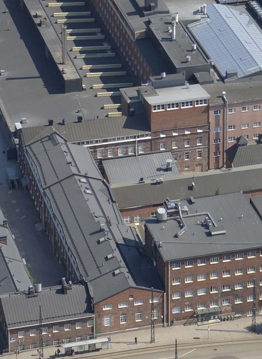 Kehittämissuunnitelmassa tehdaskorttelin eteläosa on osoitettu pääasiassa asuinkäyttöön.