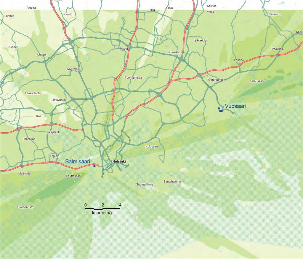 ILMANLAATUSELVITYS 2013 Tele Atlas NV, MapInfo Street Pro Helsingin Energian