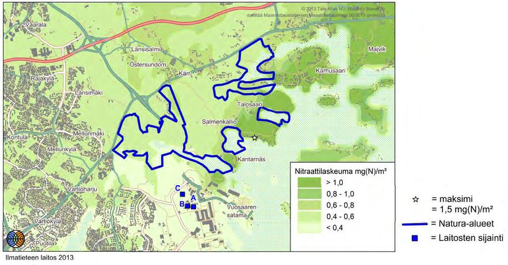 32 jen karut vesistöt ja metsät. Mahdolliset vaikutukset eläimistöön ovat puolestaan pääasiassa epäsuoria vaikutuksia, jotka aiheutuvat muutoksista ruoan laadussa (Connell ym. 1999).