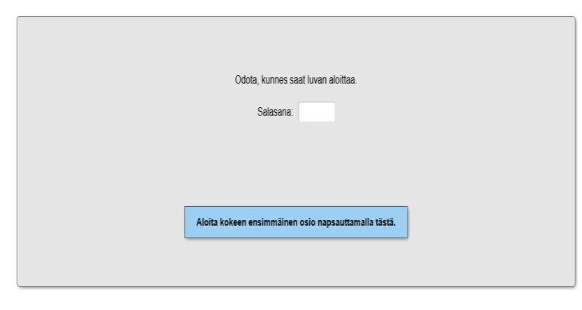 Johdanto ja koetehtävien aloittaminen (C.3., s.66) 41 Saat ensimmäiseksi tutustuttavaksesi yleisen johdanto-osuuden, jossa kerrotaan tehtäviin vastaamisesta. Oppilailla aikaa tähän noin 5 min.