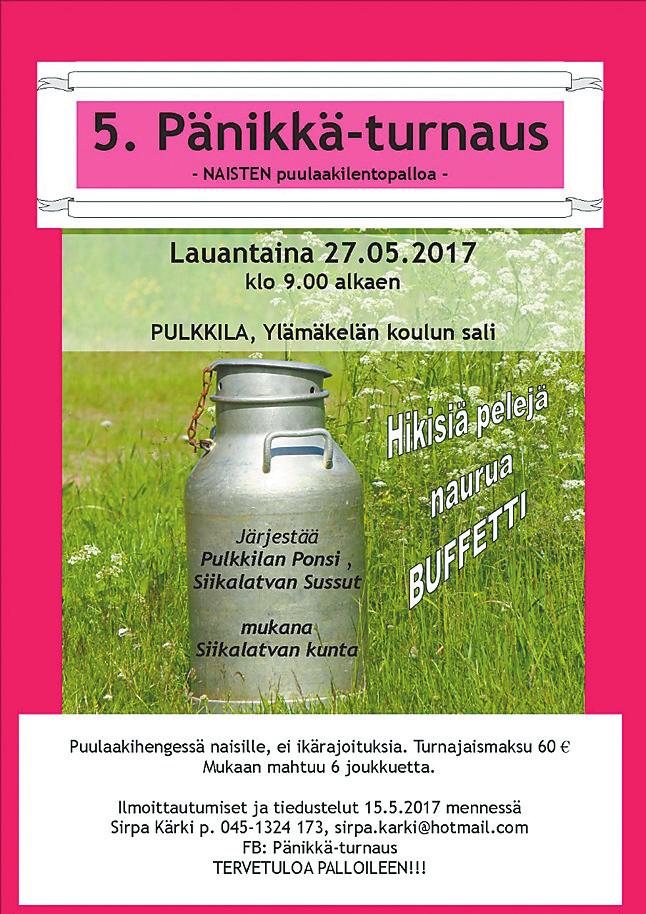 Siikalatva PIIPPOLN NUORISOSEURLL (Nuorisoseurantie 74 ) HPVEDEN-SIIKLTVN OMISHOITJT J LÄHEISET RY/LINKKI-PROJEKTI 27.5.
