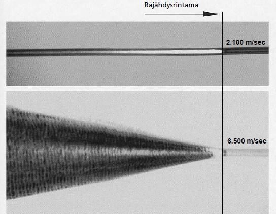 2.4 Sytytysvälineet ja sytytysjärjestys peränajossa 2.4.1 Impulssiletkusytytys Impulssiletkusytytys on nykyisin yleisin louhintatöissä käytettävä sytytysmenetelmä.