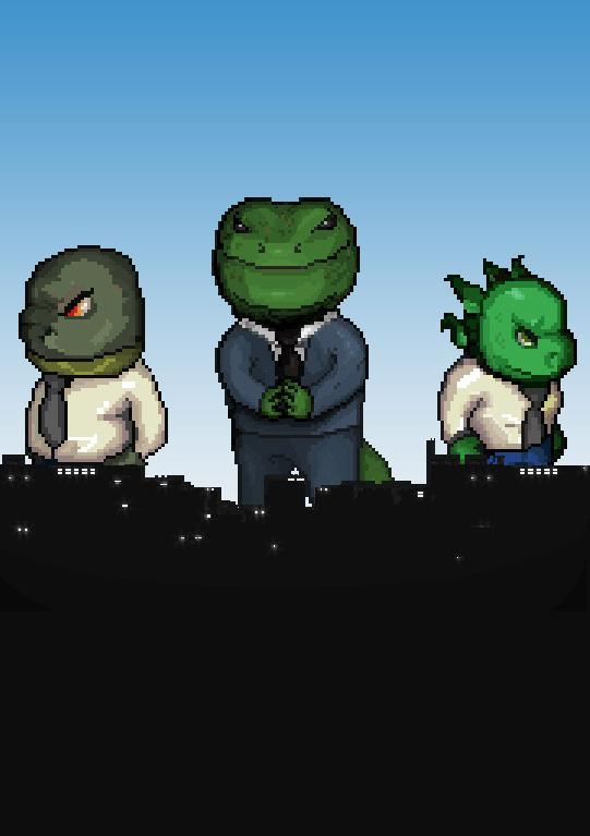 Reptilian Overlords -peli keskustelun avaajana nuoren ja aikuisen