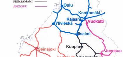 APPENDIX 11 Track Works Affecting Traffic in 2006 3 Kouvola Kotka - Seinäjoki Oulu -