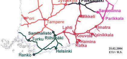 Iisalmi/Vartius Renewal of the railway yard for electrification (Kontiomäki).