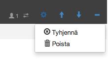 Kaikille aktiviteeteille yhteiset asetukset Jokaisen aktiviteetin kohdalla näkyy opettajalle control-näkymässä aktiivisuus (kuinka monta päätelaitetta on kulloinkin vastaustilassa).
