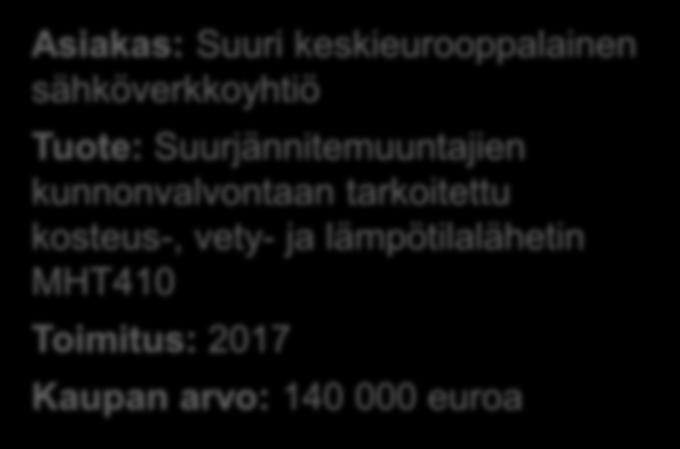 lämpötilalähetin MHT410 Toimitus: 2017