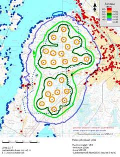 Todelliset melutasot hankealueen ympäristössä eivät ole jatkuvasti kuvatunlaiset. Lisäksi voimalaitostyyppi saattaa hyvinkin olla eri kuin tässä meluarvion lähtökohtana ollut voimalaitostyyppi.