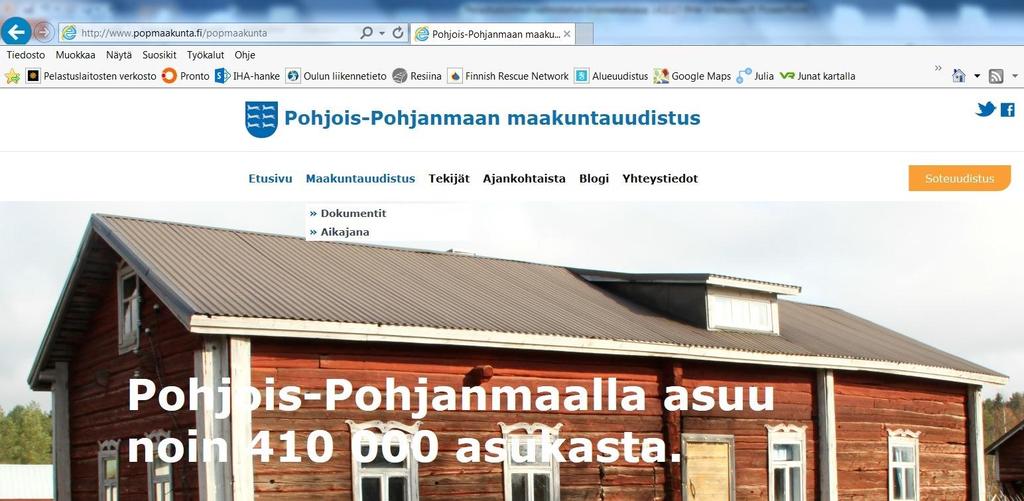 LISÄTIETOJA PELASTUSTOIMEN UUDISTUKSESTA www.popmaakunta.