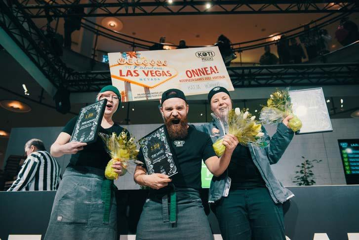 KOTIPIZZA GROUPIN VUOSI KOTIPIZZA GROUPIN VUOTEEN MAHTUI PALJON HIENOJA TAPAHTUMIA, MERKITTÄVIMPÄNÄ MSC-YMPÄRISTÖMERKIN SAAMINEN ENSIMMÄISENÄ PIZZAKETJUNA MAAILMASSA.