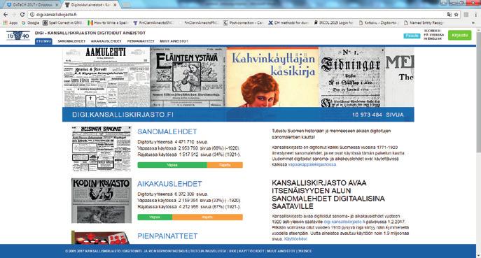 KANSALLISKIRJASTO DIGITALIA-HANKKEESSA Kimmo Kettunen, FT, tutkimuskoordinaattori, Kansalliskirjasto Mika Koistinen, DI, tietojärjestelmäasiantuntija, Kansalliskirjasto Teemu Ruokolainen, TkT,