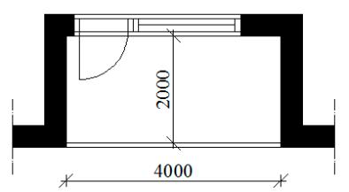 Lasitetun parvekkeen ilmaääneneristävyyden mitoitus Parvekkeiden mitat ja vaipan osien ilmaääneneristysluvut Tilavuus V = 21,6 m 3 Lasituksen ilmaääneneristysluku R w + C tr = 16 db Kaiteen