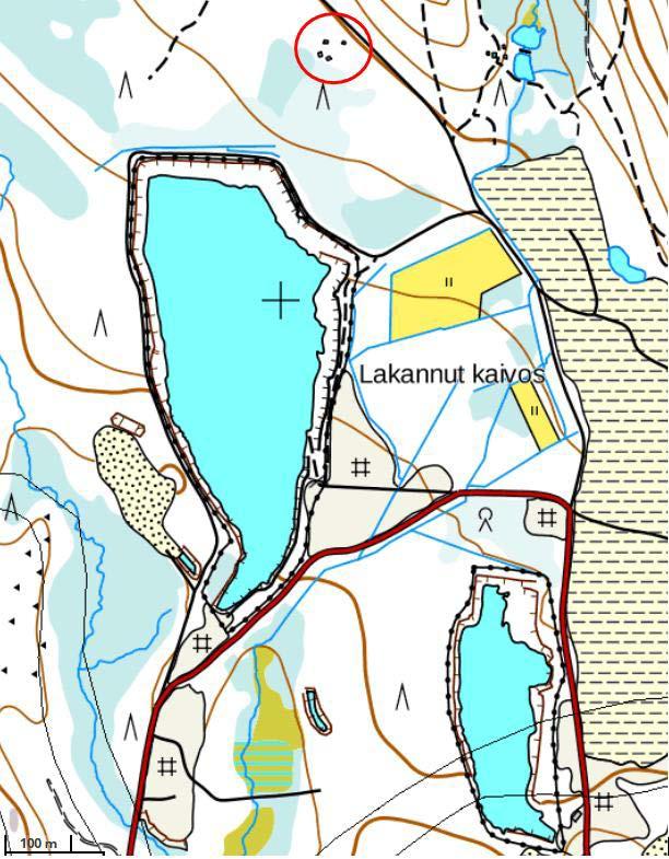 39 Hannukainen Mining Oy on tarkentanut tarkkailuun esittämäänsä lähteen sijaintia. Lähde sijaitsee Aaltojen pihapiirissä vanhan avolouhoksen pohjoispuolella.