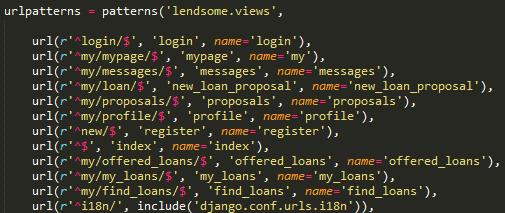 3.8 Applikaation urls.py-tiedosto Kuten kaikissa urls.