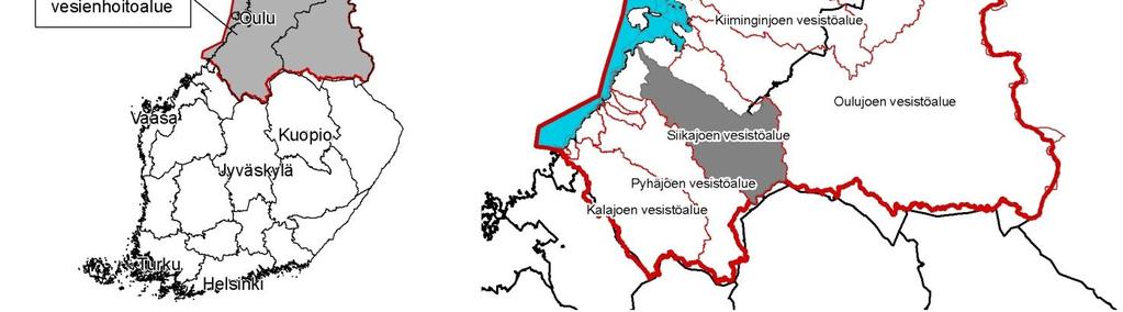 Tulvariskien alustava arviointi Siikajoen vesistöalueella 4 2.