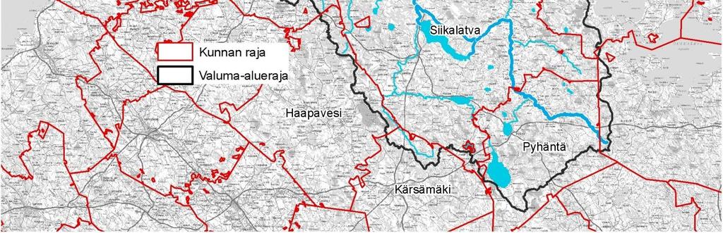 ovat Neittävän-, Kärsämän-, Mulkuan-, Luohuan- ja Lamujoki sekä Vuolunoja. Vesistöalueen merkittävimmät taajamat ovat Siikajoki, Ruukki, Paavola, Rantsila, Piippola, Pulkkila, Kestilä ja Pyhäntä.