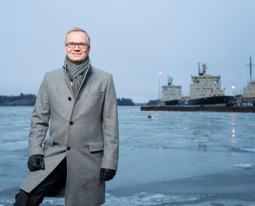 Toimitusjohtajan haastattelu JUHO KUVA Turvallisuus tehdään yhdessä Joulukuu 2016 Etelätuuli puhaltaa kylmää ilmaa Tervasaarenselälle.