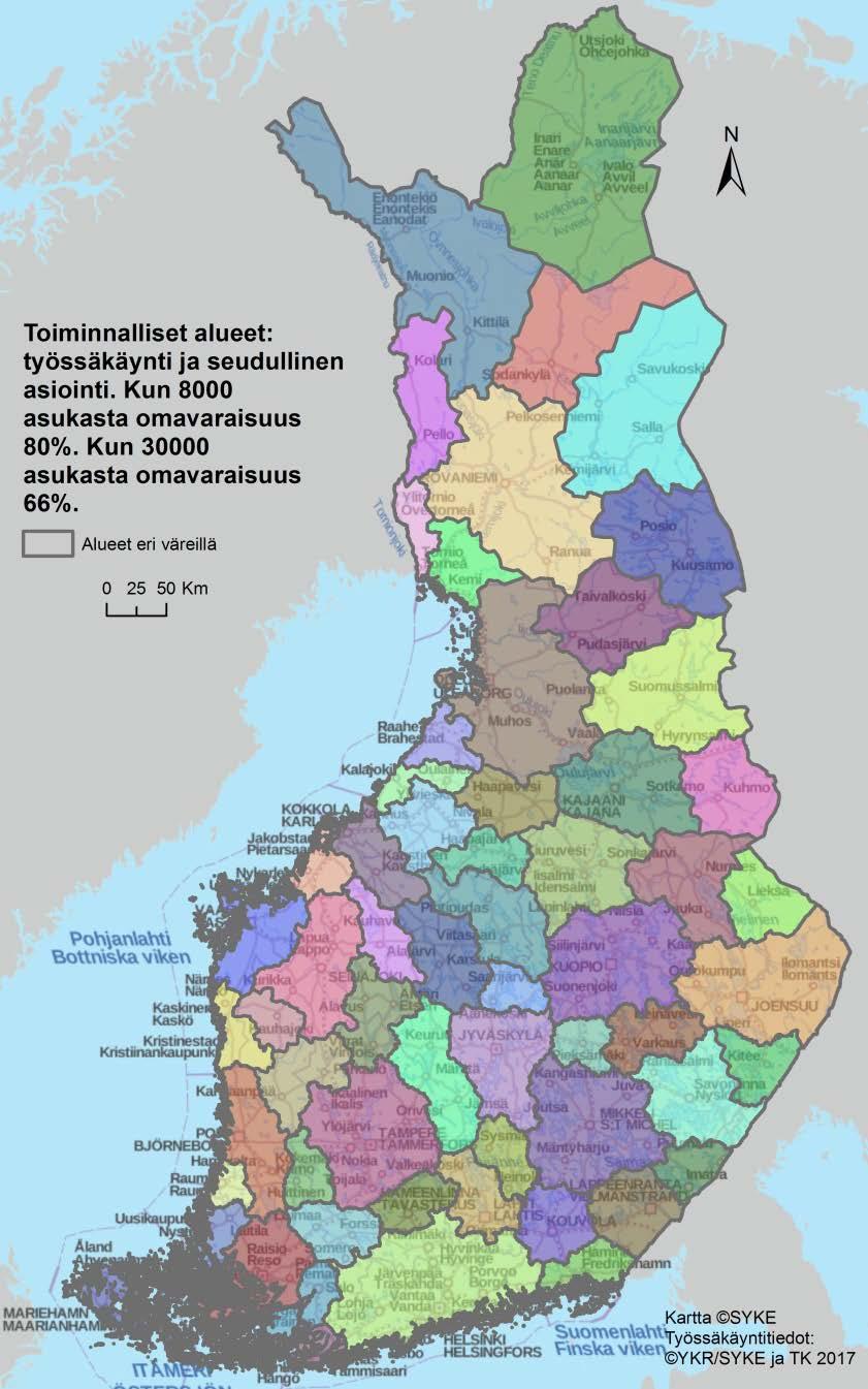 ja paikallinen asiointi 130 kpl 62