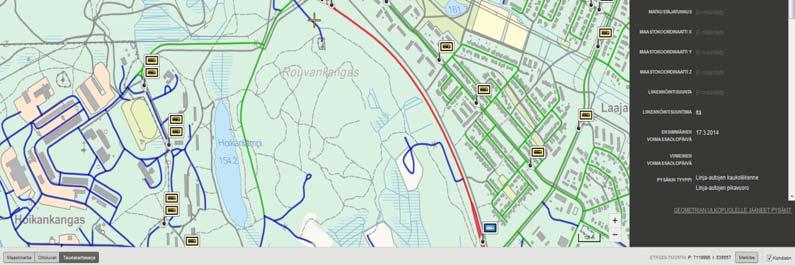 Ylläpitosovelluksella voi myös luoda uusia pysäkkejä, ja järjestelmä muodostaa uudelle pysäkille automaattisesti valtakunnallisen ID:n.