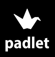 Padlet Padlet on interaktiivinen seinä, jonne kaikki osallistujat, joilla on pääsy sivustolle, voivat kirjoittaa. Kirjoitukset näkyvät kaikille osallistujille.