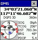 ESRI ArcPad 7.1 Tarkvaraspikker GPS-POSITSIONEERIMISE AKEN SATELLIIDI TAEVAJAOTUS (Skyplot) Näitab antud hetkel kättesaadavaid satelliite.