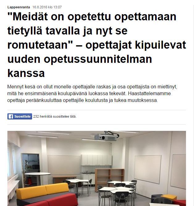 Miten meidät on opetettu arvioimaan?