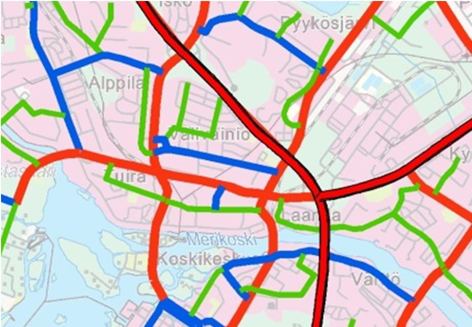 Oulun liikenneturvallisuussuunnitelma 16(18) 5 Turvallisten liikennejärjestelyjen toimintalinjaukset ja toimenpideohjelma 5.