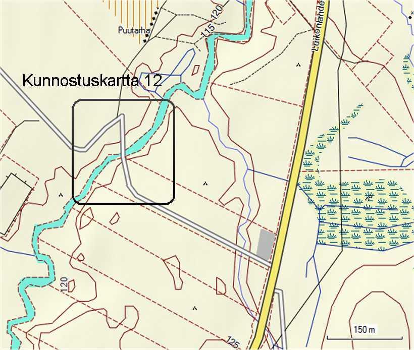 60 Taimitarhankoski kosken niskan koordinaatit (KKJ-27) kosken päätepisteen koordinaatit (KKJ-27) kosken pituus (m) kosken pintaala (m²) kunnostuksessa tarvittava soramäärä (m³) kunnostuksessa