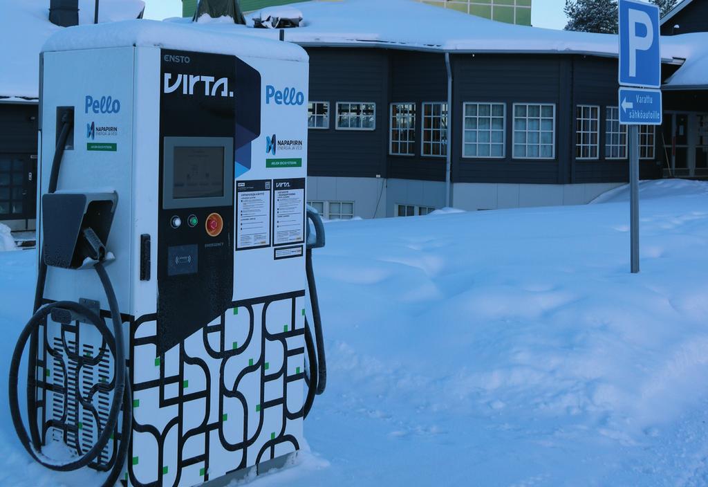 Pohjoisen sähköautoilijat saavat Pellosta pikaista virtaa Kunnan ja energiayhtiön yhteistyöllä toteutettu pikalatausasema mahdollistaa sähköautoilijoiden sujuvan matkanteon pohjoisen
