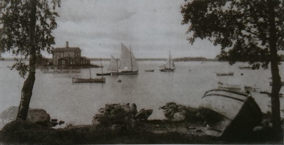 12 Kuva 9. Räätälinsaari 1900-luvun alussa. Saari on kooltaan nykyistä huomattavasti pienempi.