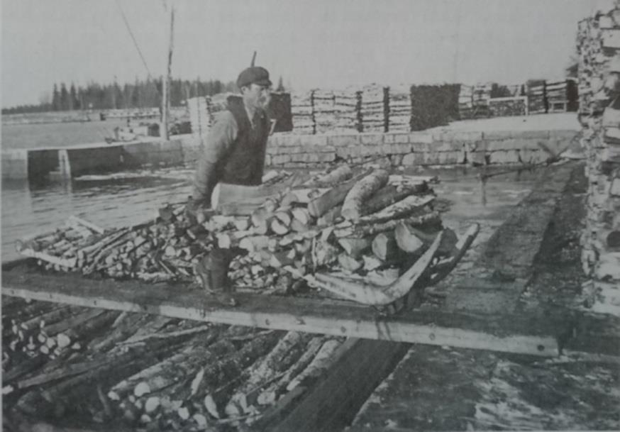 9 7. Tutkimusalueen historiaa 7.1. Kalaranta Kauppaneuvos C.G.Wolff rakennutti halkokauppaa varten laiturin Kalarantaan vuonna 1867 (kuva 5).