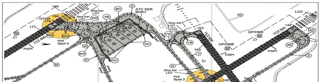 1.6 Lentopaikka Helsinki-Vantaan lentoasemalla on seuraavat kiitotiet: 04L/22R, 04R/22L ja 15/33.