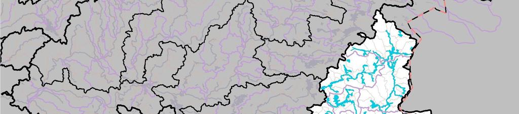 2.1. Hydrologia Oulujoen vesistöalueella on yhdeksän ensimmäisen jakovaiheen osa-aluetta: 1 Ala-Oulujoki 1 480 km 2 2