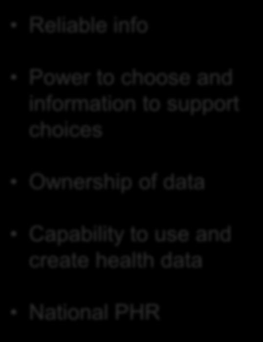 Vision: Wellbeing, health and service information is in good use, social and health services are renewed to be citizen centric and cost effective 1. CITIZEN - YES I CAN! 2.