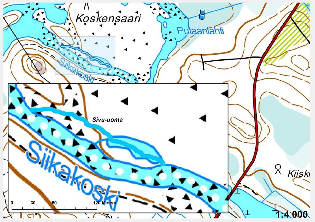 20 rannalta rannalle muodostaen ylävirran puolelle hidasvirtaisen allasmaisen alueen. Pohjapadosta hieman pienempi versio on pohjakynnys. Pohjakynnys sijaitsee pääsääntöisesti veden alla.