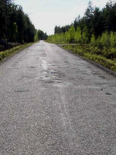 Tieosuuden palvelutason puutteet havaitaan kuntorekisterin PVI ja PTM tiedoista mm.