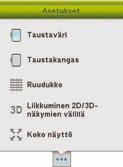 ASETUKSET Taustaväri 64 väriä.