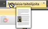 Jos valitset Kaikki poimitut sivut yhteen dokumenttiin (Save all extracted pages to one document), nimetään luotu dokumentti automaattisesti alkuperäisen nimen mukaan kopioksi.