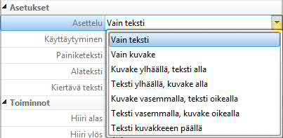 198 PDF-XChange ja Editor Plus 6.0 7.5 Painikekenttien lisääminen Painikkeiden avulla voi määrittää erilaisia toimintoja, kuten tietojen lähettämisen tai lomakkeen tyhjentämisen.