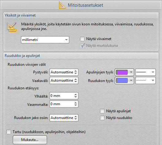 vaihtaa katseluohjelmaa, johon PDF-tiedostot oletuksena avataan.