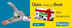 Osta nitoja ja Saat Ikea lahjakortin! + www.rapid.