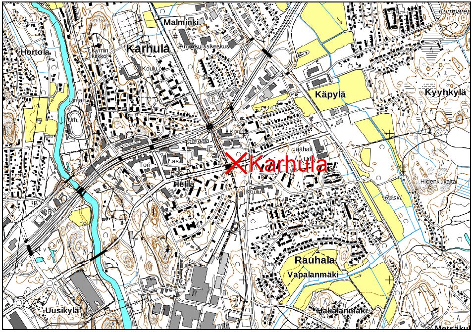 Linjaus- ja asemavaihtoehdot 12 / 30 Kuva