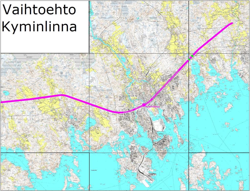 Linjaus- ja asemavaihtoehdot 21